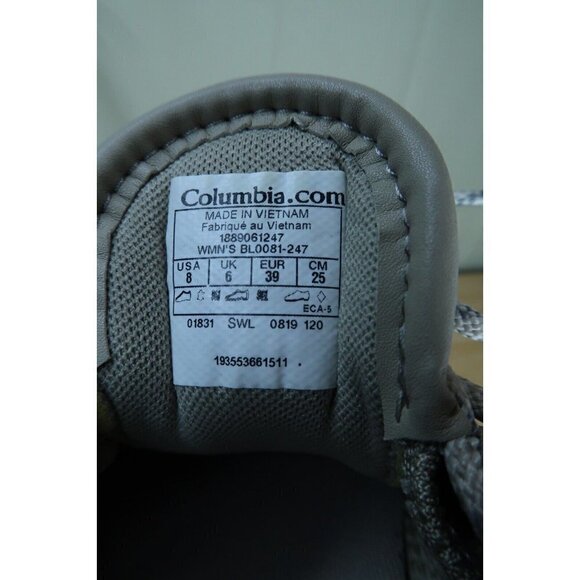 Columbia Breeze Athletic Sneakers Tan Low Top Gray Tan Women's Size 8 Gorpcore - Picture 9 of 13